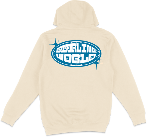 StarlineWorld (Bone-Blue) Hoodie