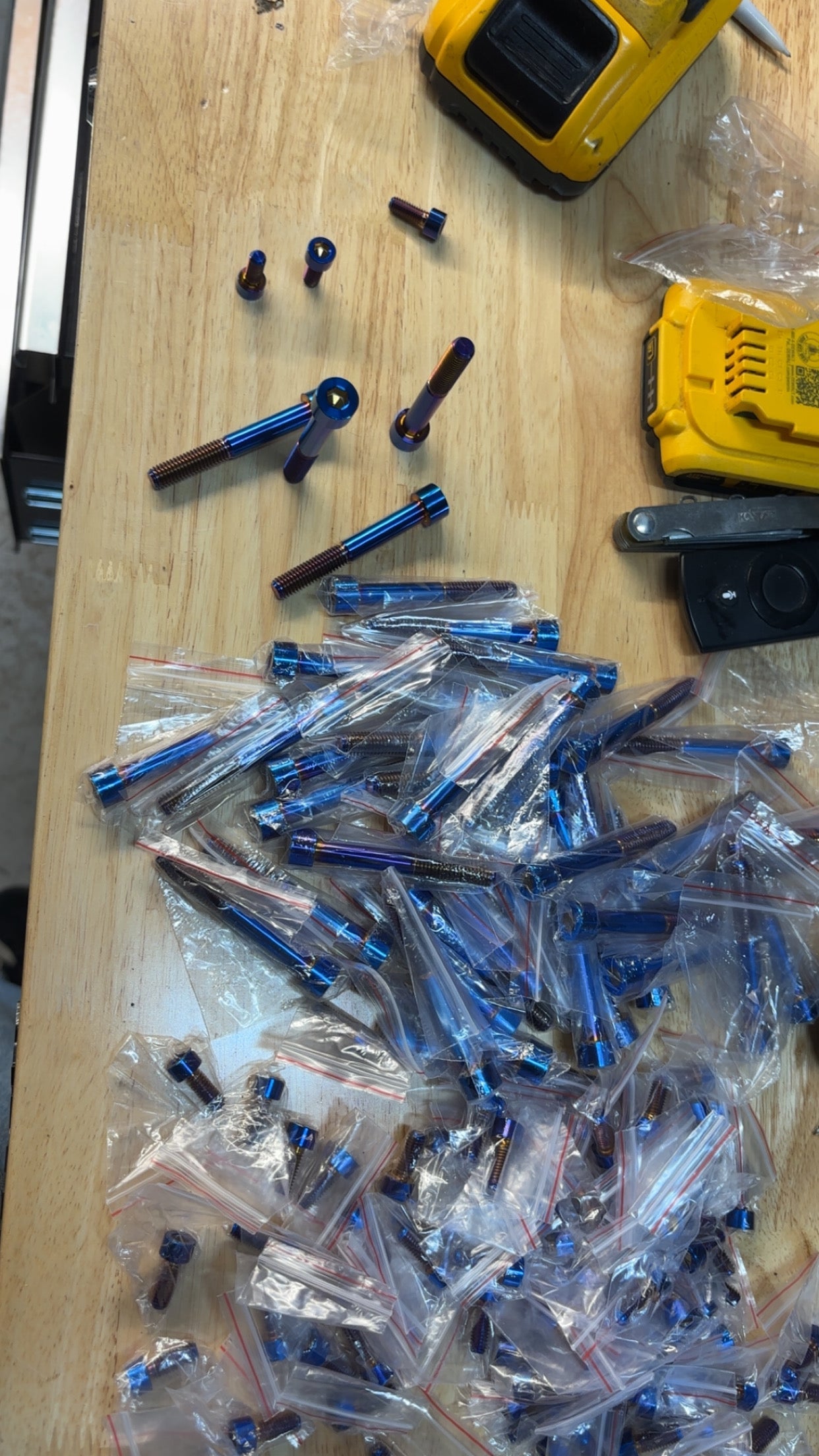 (ALL BRANDS) Triple Clamp Bar Mount Titanium Bolts!