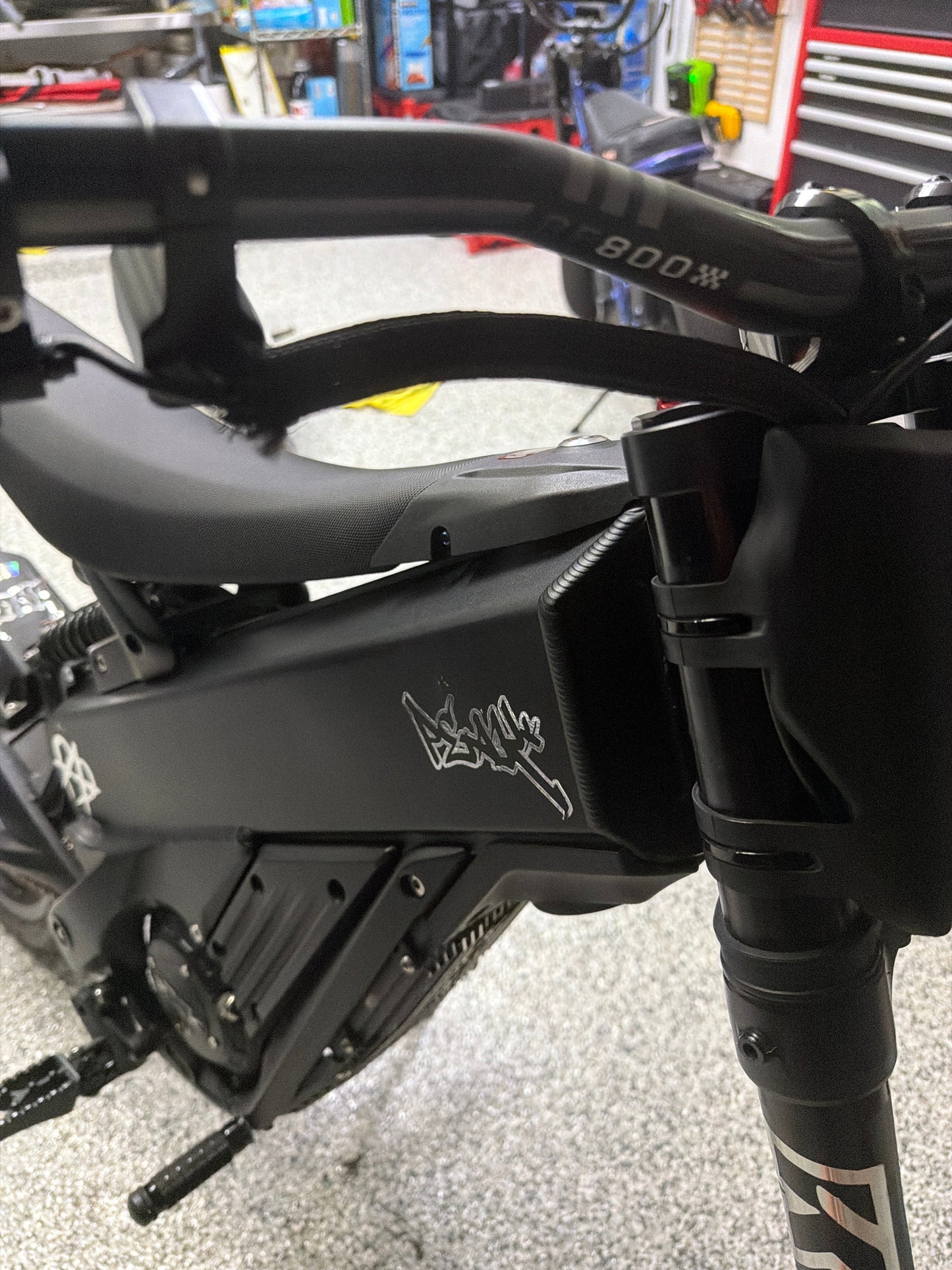 Chrome Peak Sticker