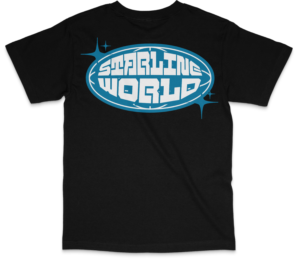 StarlineWorld (Black-Blue) Tee