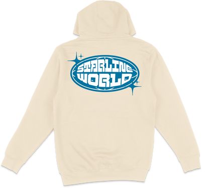 StarlineWorld (Bone-Blue) Hoodie