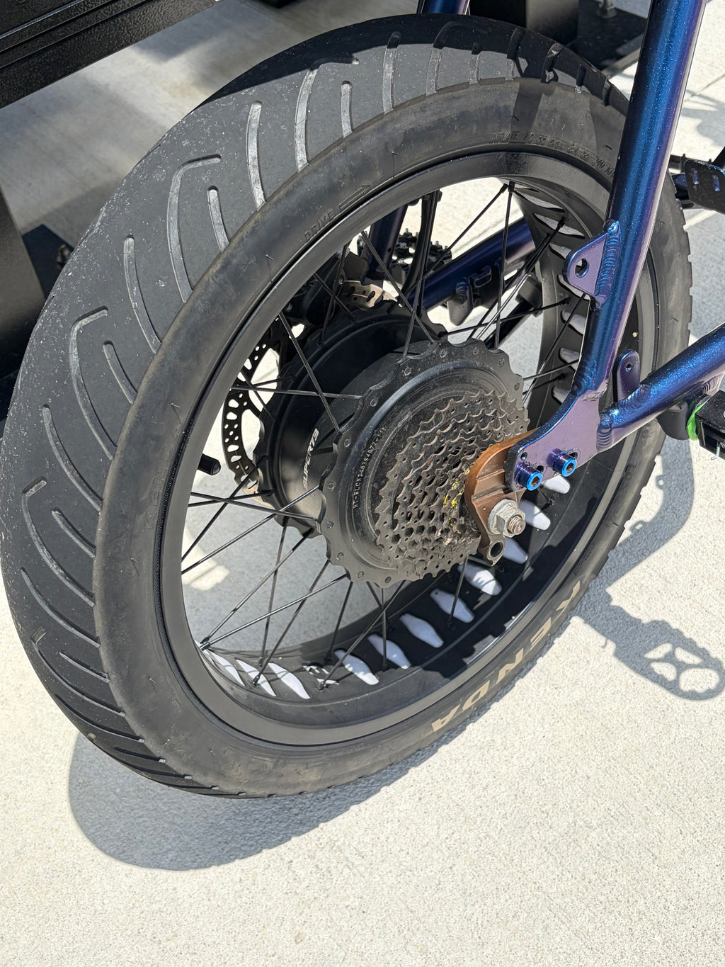 Kenda Kraze 20x4.25 Supermoto Fat Tire for Electric Bikes (single)