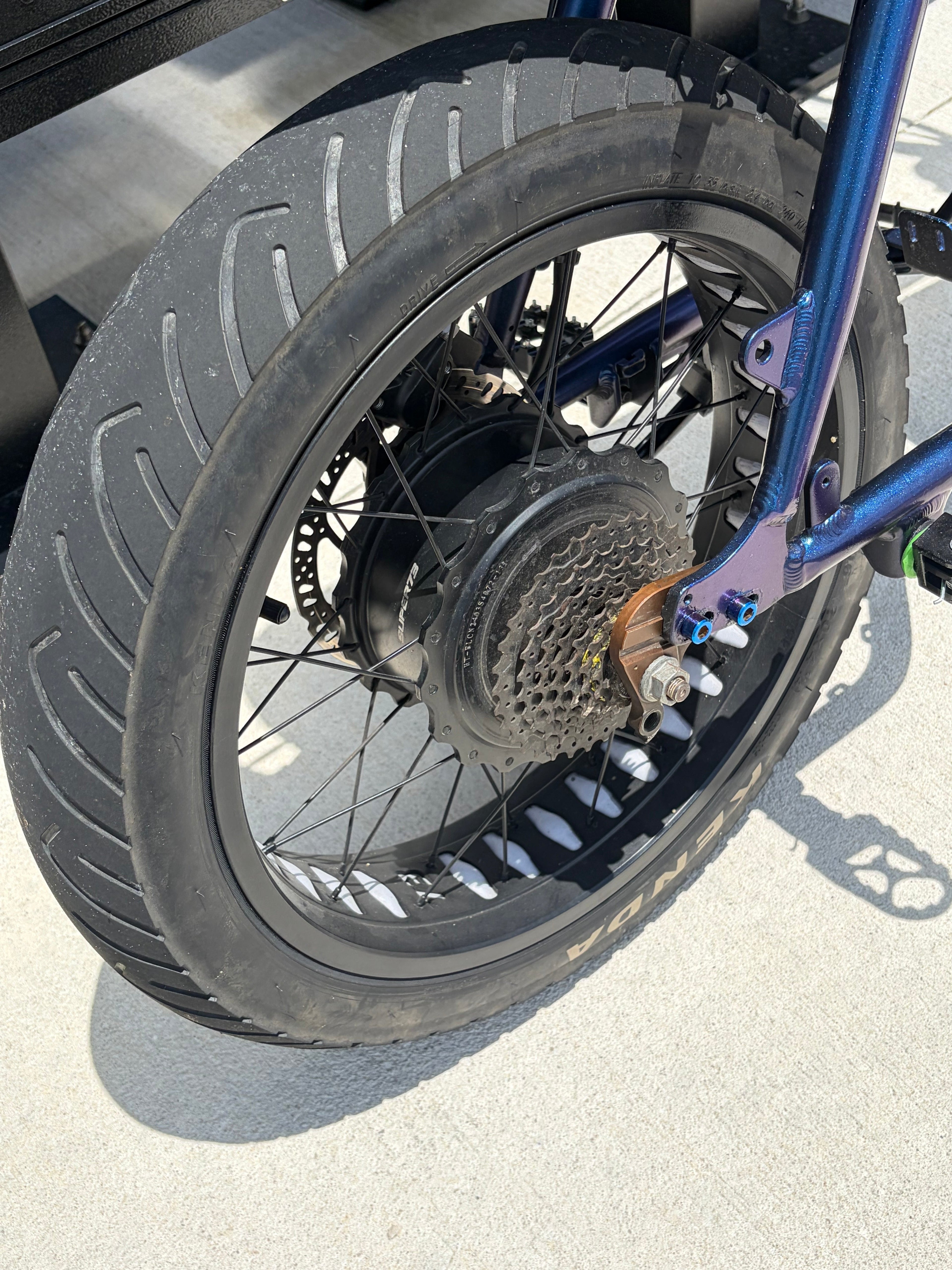 Kenda Kraze 20x4.25 Supermoto Fat Tire for Electric Bikes (single)