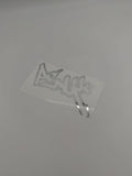 Chrome Peak Sticker