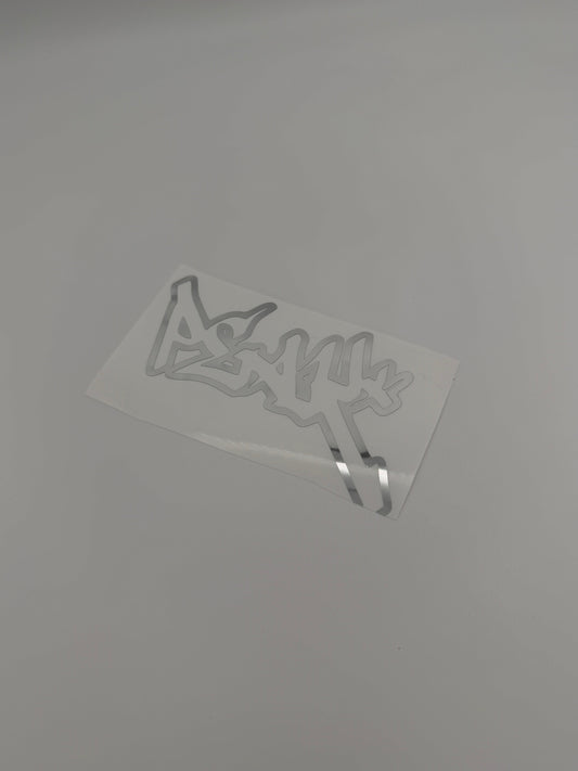 Chrome Peak Sticker