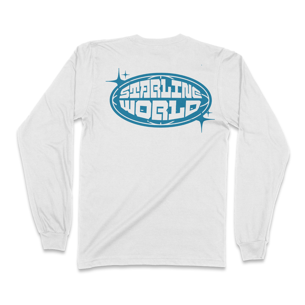 StarlineWorld (White-Blue) Long Sleeve