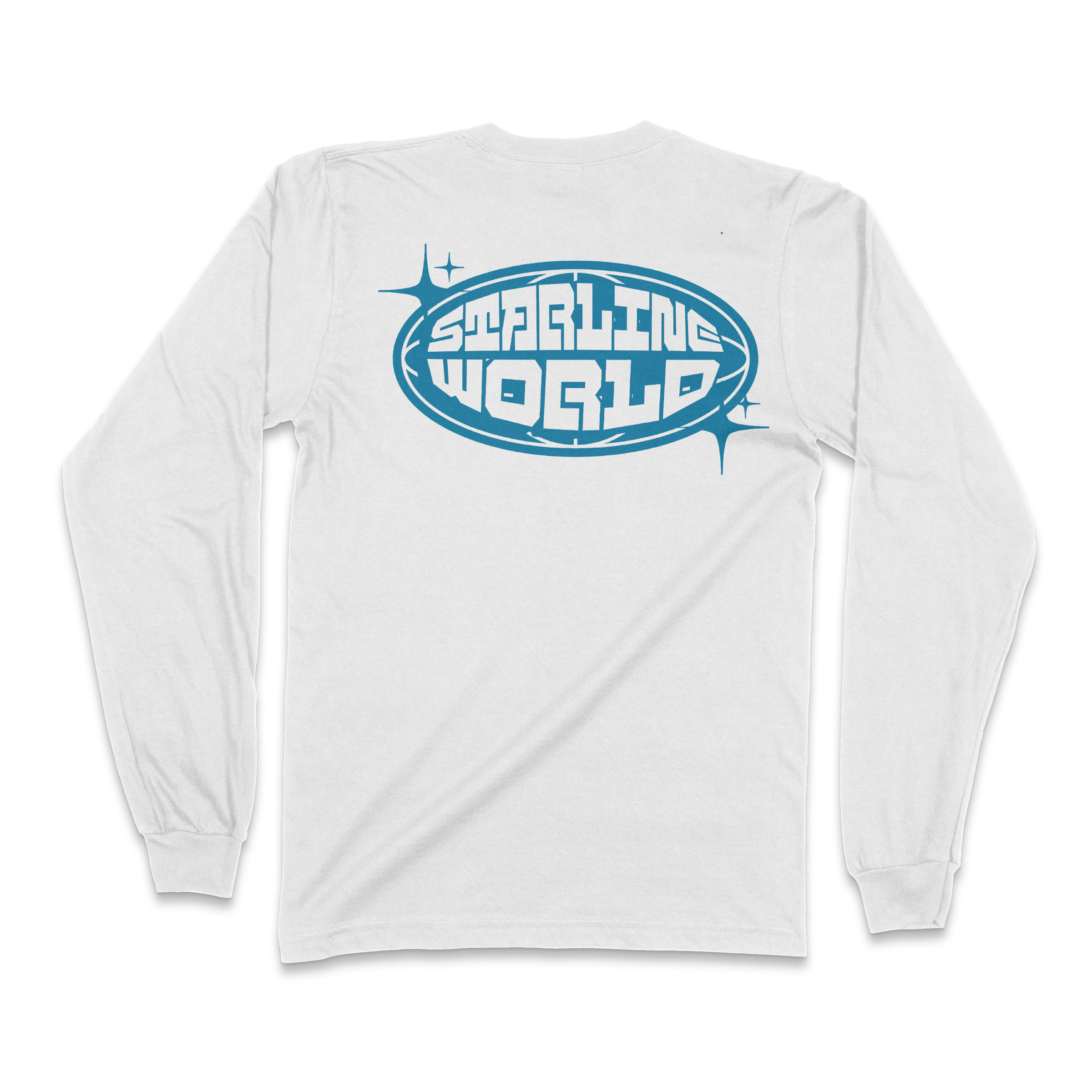 StarlineWorld (White-Blue) Long Sleeve