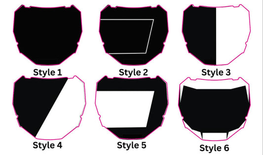 Custom ODI Number Plate Decal