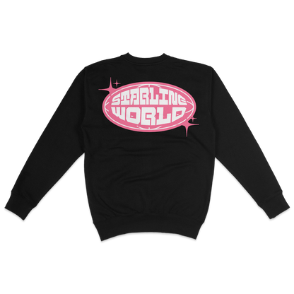 StarlineWorld (Black-Pink) CREWNECK