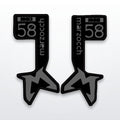 Bomber 58 Fork Decals