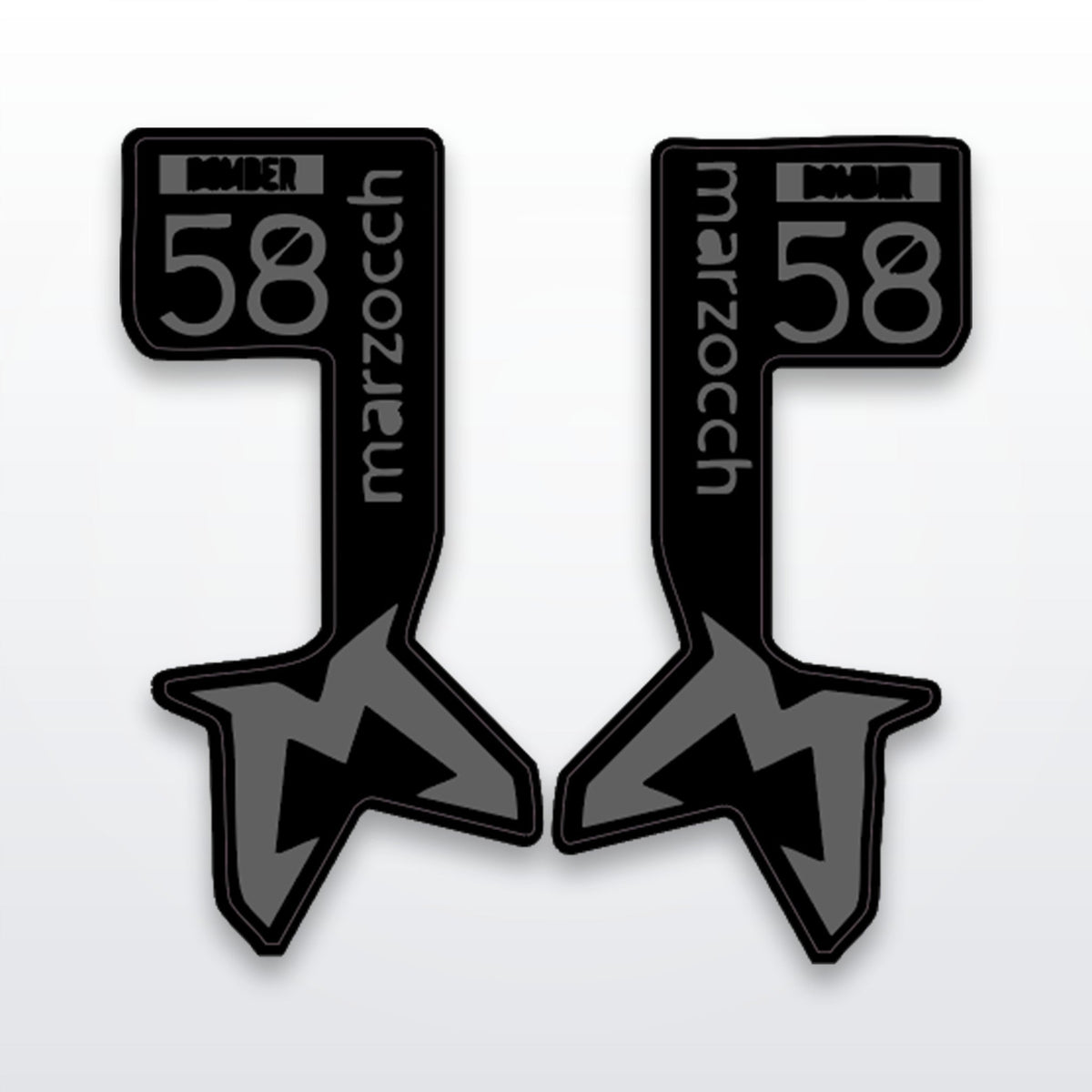 Bomber 58 Fork Decals